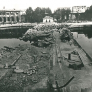1945. L'arsenale militare della Spezia danneggiato dai bombardamenti