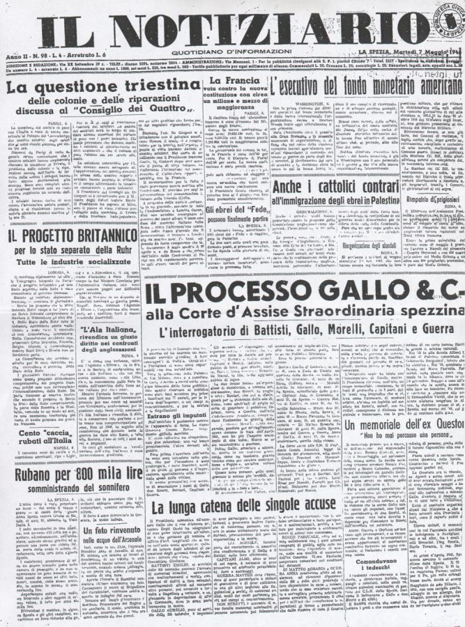 il notiziario del 16 Maggio 1946