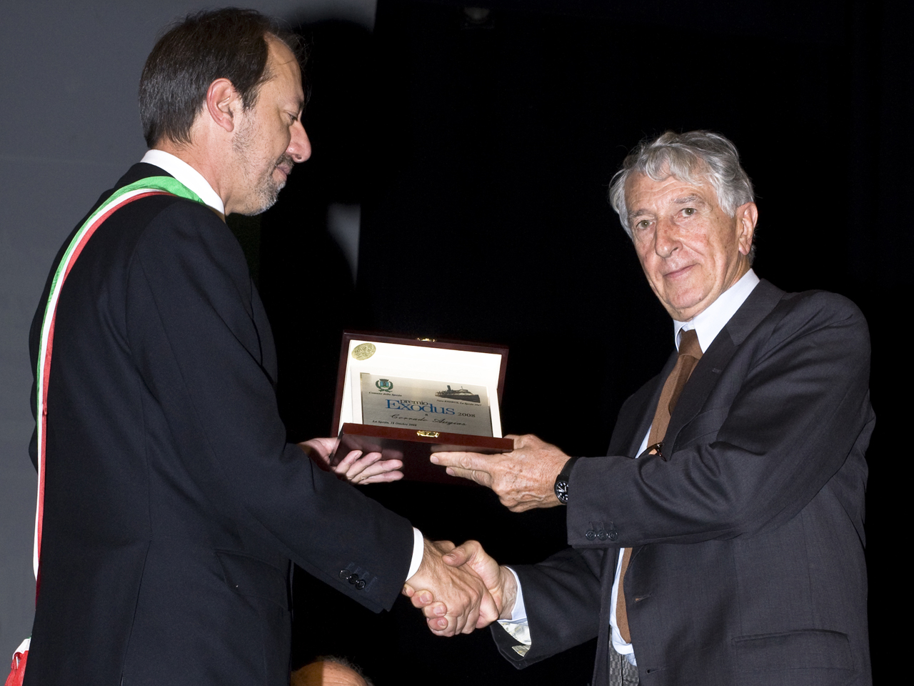 Premio a Corrado Augias <br /><br />  &copy; Enrico Amici